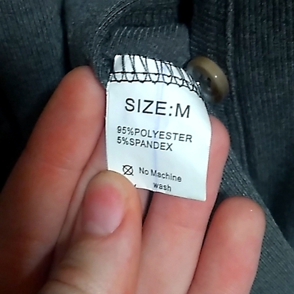 Women's gray cardigan. - Picture 3 of 4